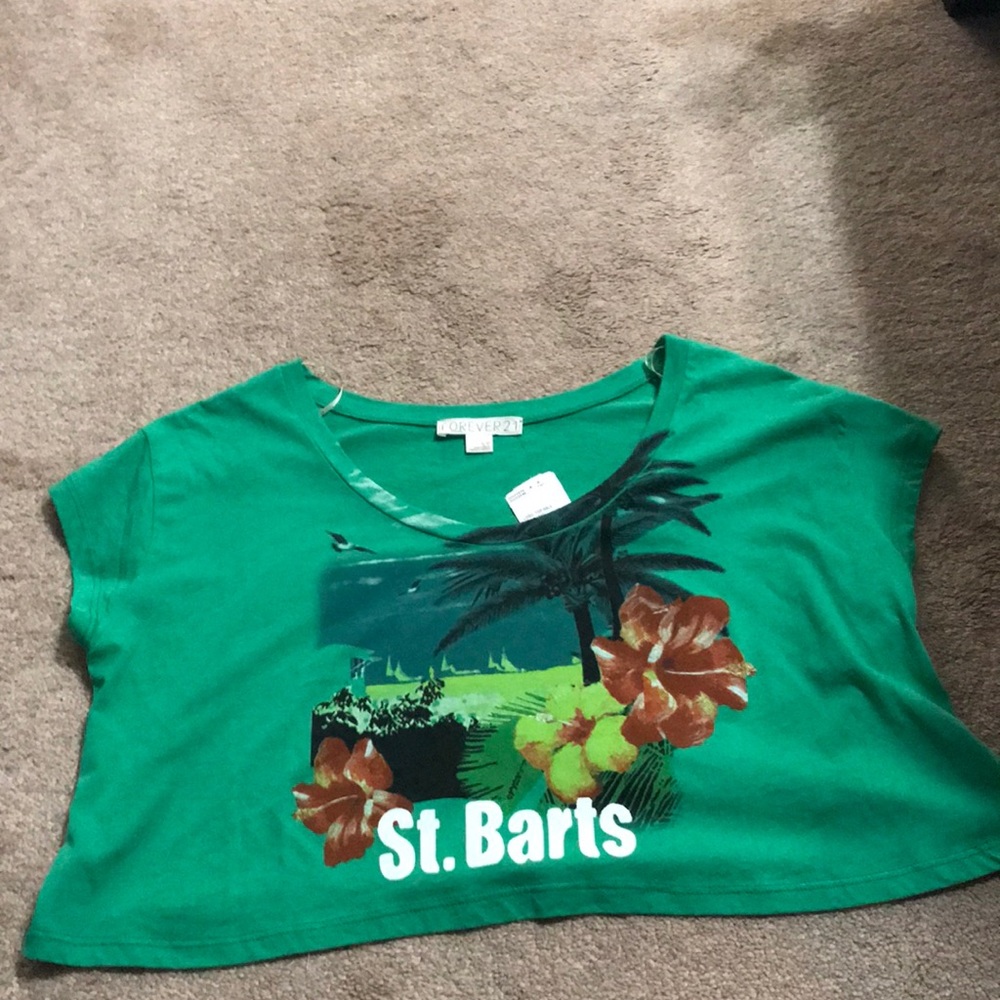 St. Bart’s crop top